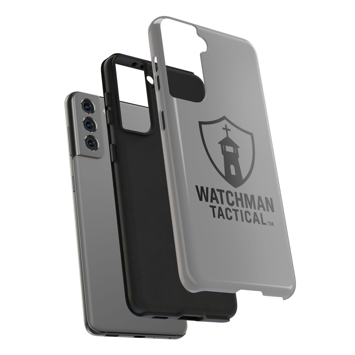 Watchman Tactical Phone Case — Rugged Protective Case with Shield & Lighthouse Logo