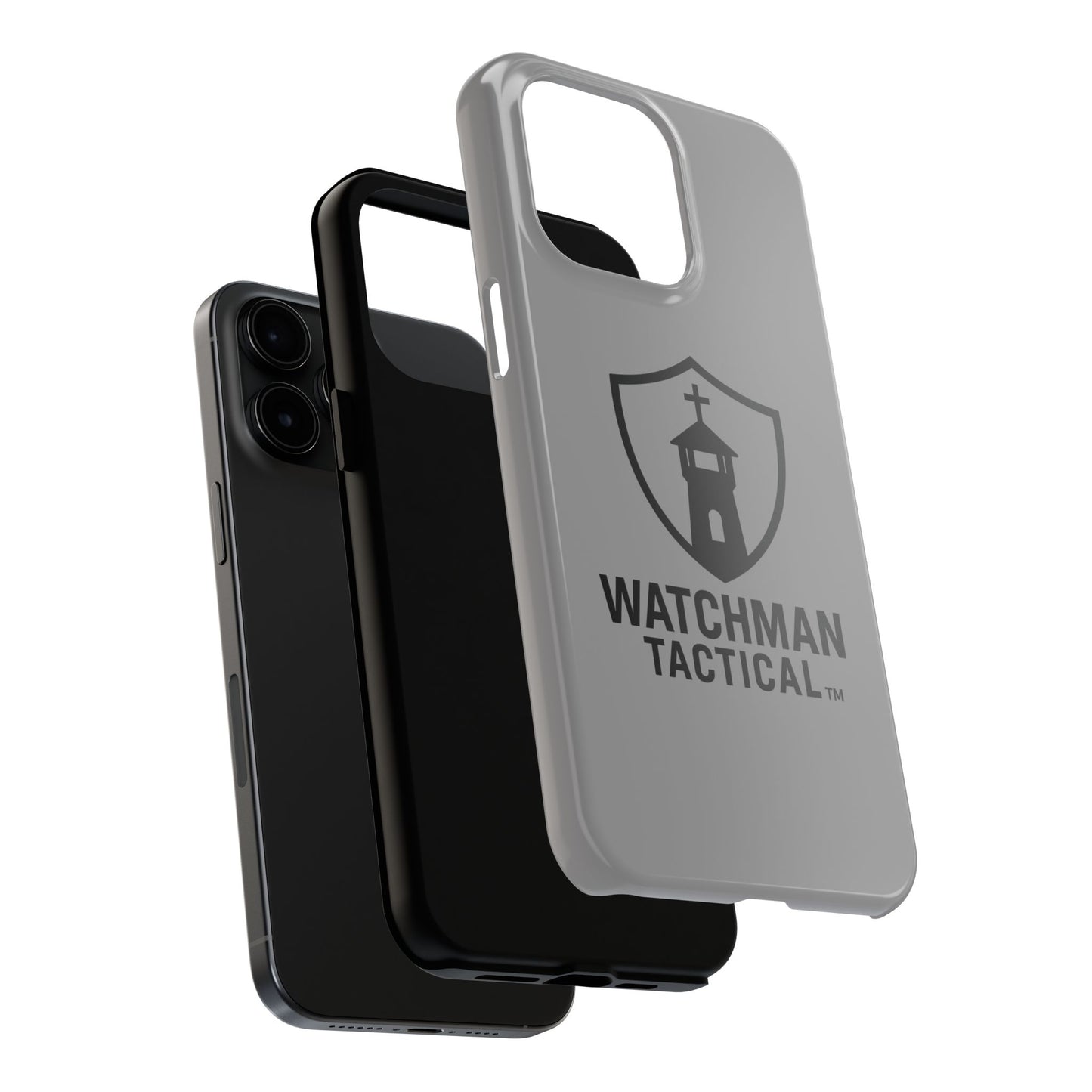 Watchman Tactical Phone Case — Rugged Protective Case with Shield & Lighthouse Logo