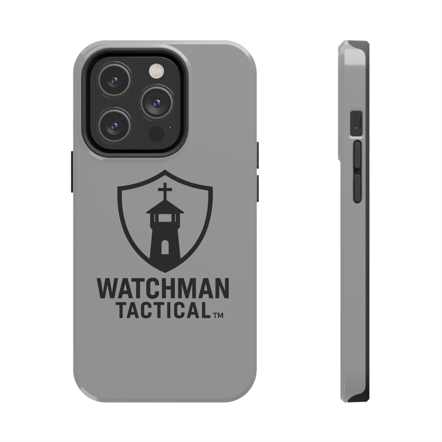 Watchman Tactical Phone Case — Rugged Protective Case with Shield & Lighthouse Logo