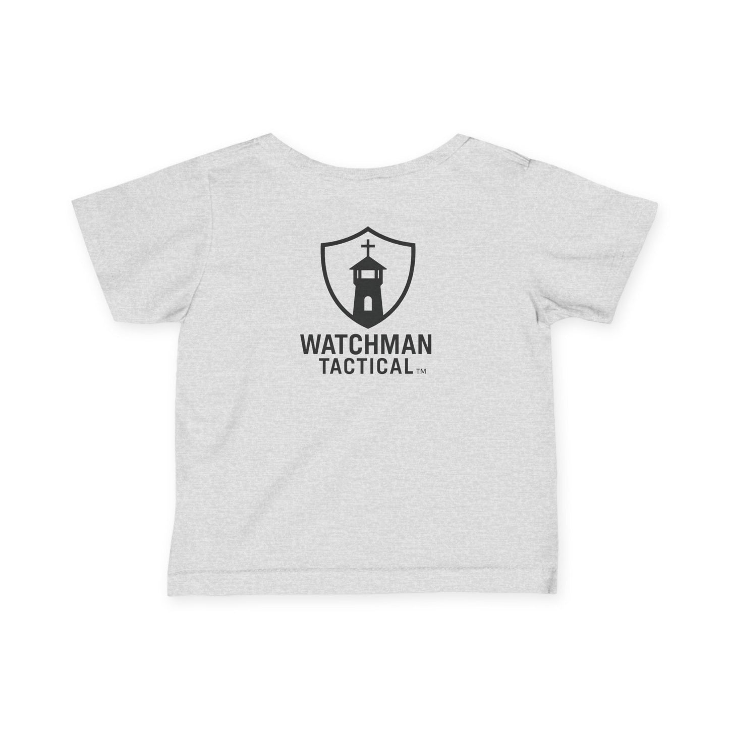 Infant Tee — "Pray Prepare Protect" Watchman Tactical Baby Shirt