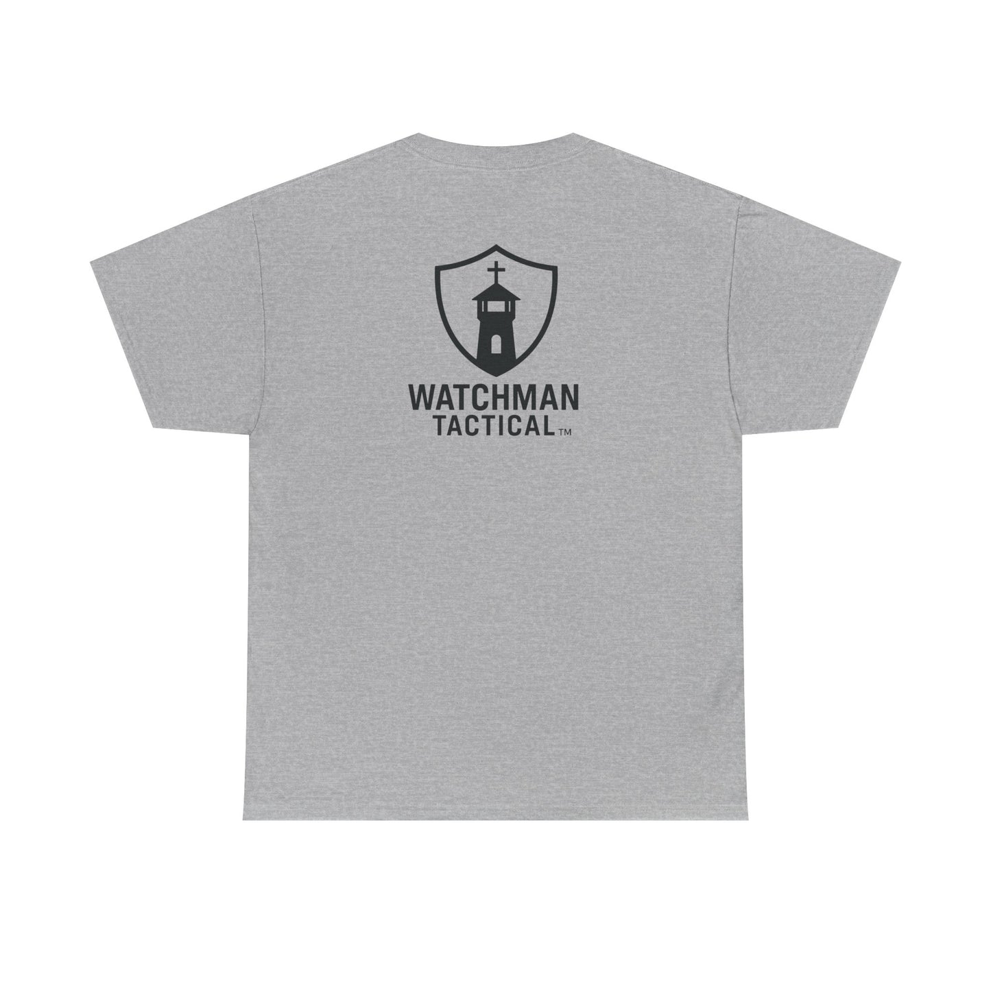 Watchman Tactical Tee — Faith Shield Logo Short-Sleeve Shirt