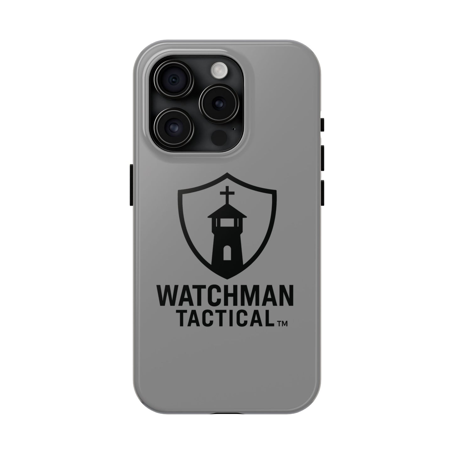 Watchman Tactical Phone Case — Rugged Protective Case with Shield & Lighthouse Logo