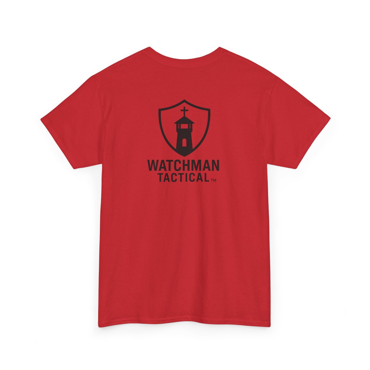 Watchman Tactical Tee — Faith Shield Logo Short-Sleeve Shirt
