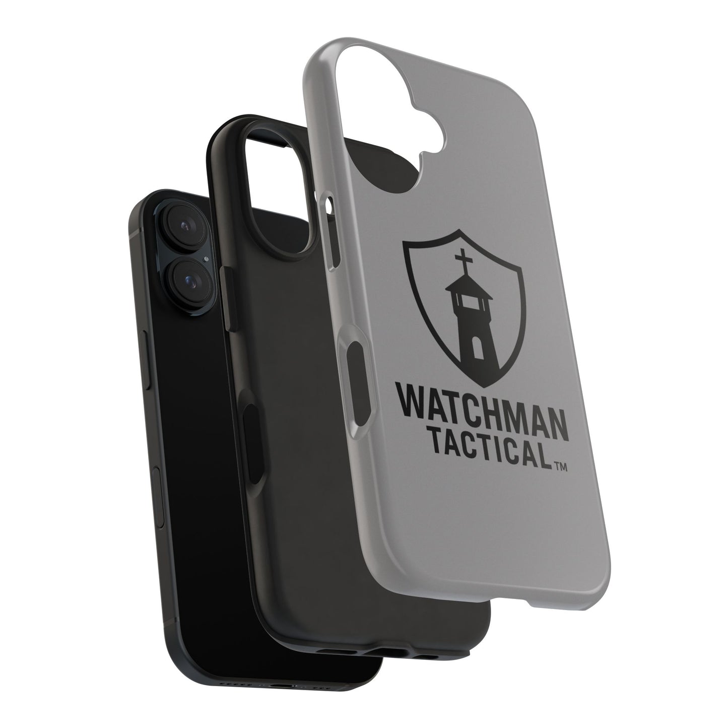 Watchman Tactical Phone Case — Rugged Protective Case with Shield & Lighthouse Logo