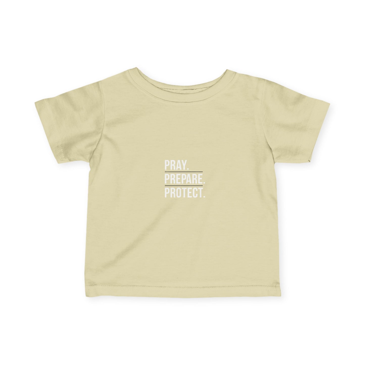 Infant Tee — "Pray Prepare Protect" Watchman Tactical Baby Shirt