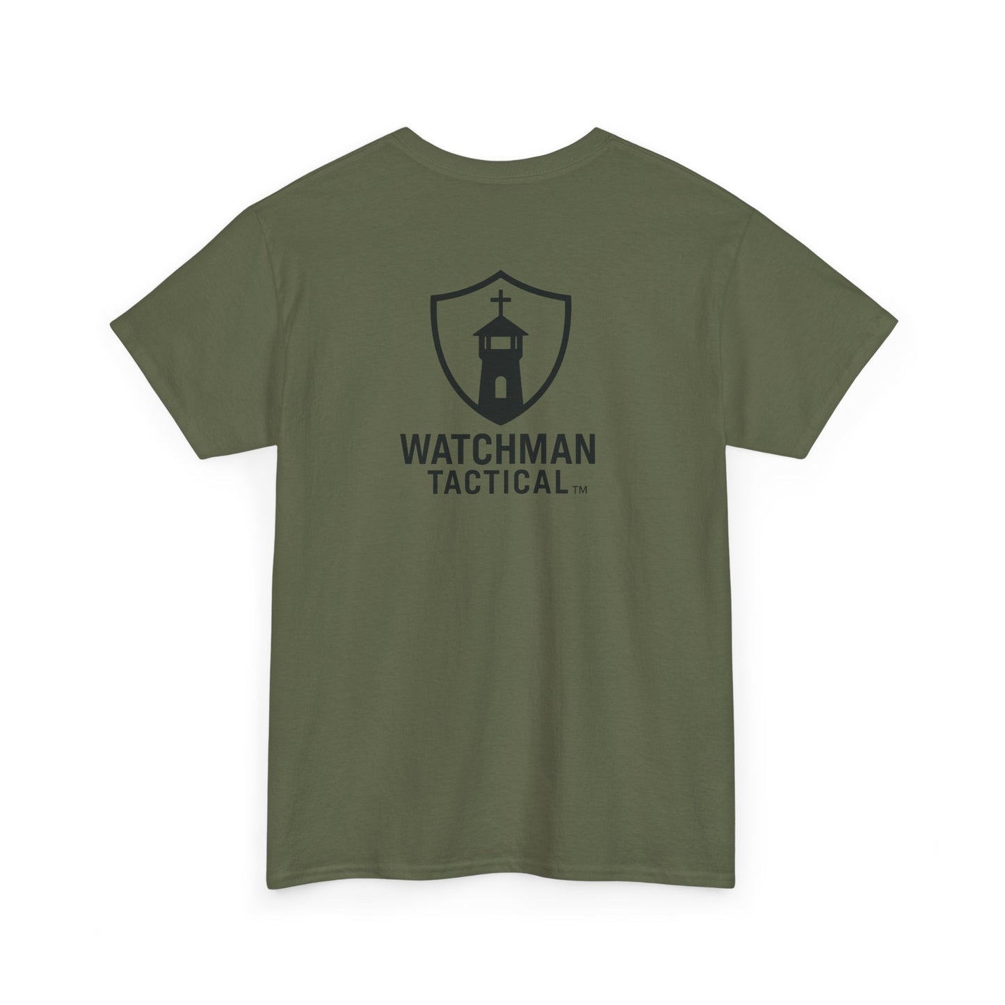 Watchman Tactical Tee — Faith Shield Logo Short-Sleeve Shirt