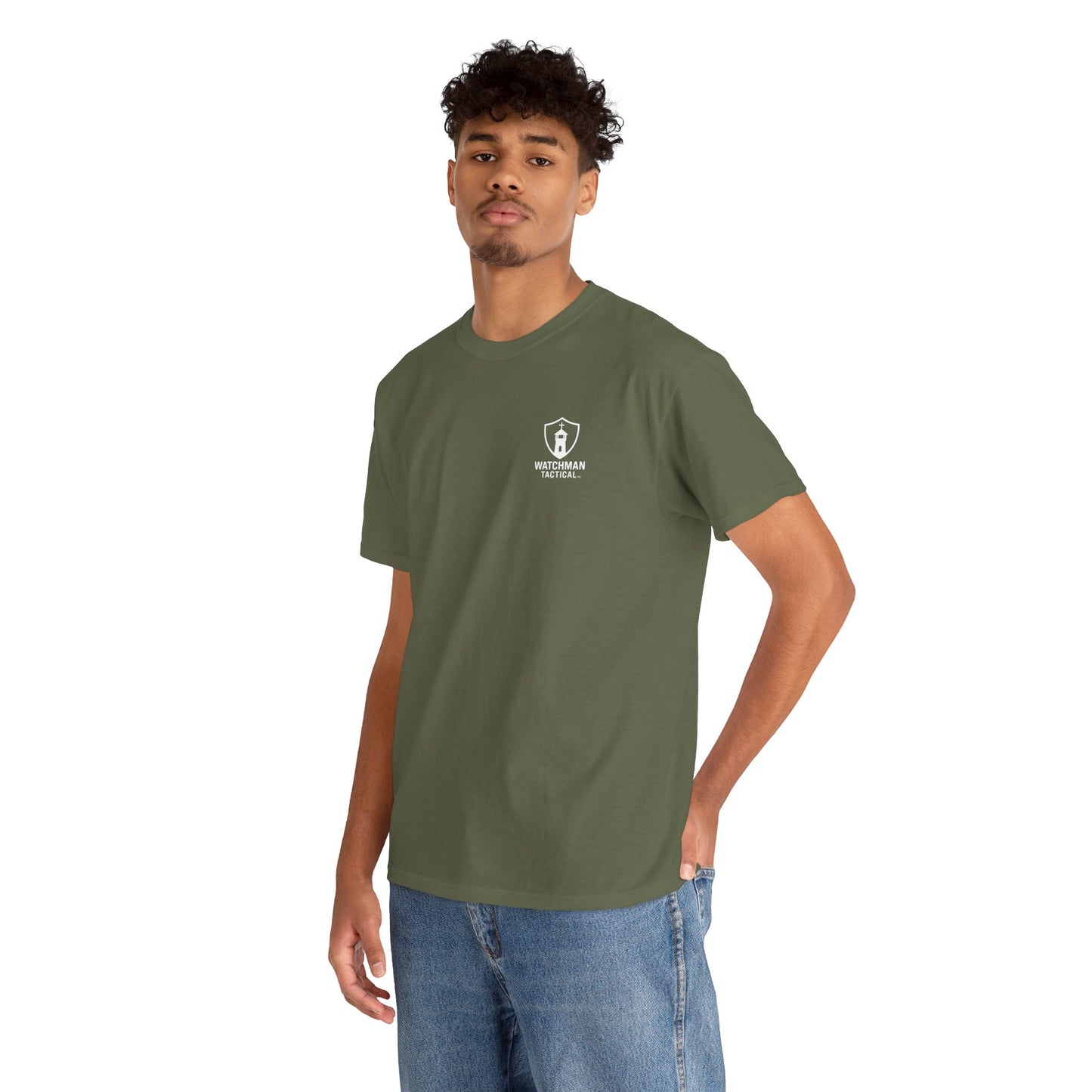 Watchman Tactical Tee — Faith Over Fear Graphic Shirt