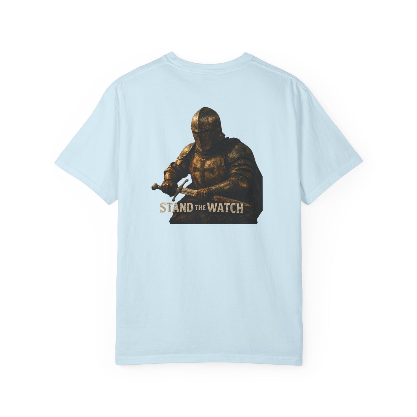 Minimalist Shield Logo T-Shirt — White Chest Emblem