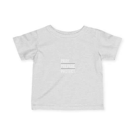 Infant Tee — "Pray Prepare Protect" Watchman Tactical Baby Shirt