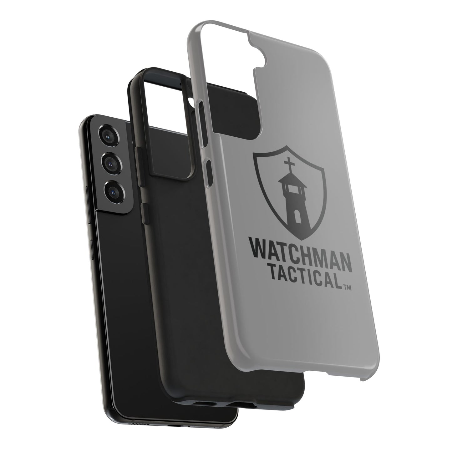 Watchman Tactical Phone Case — Rugged Protective Case with Shield & Lighthouse Logo