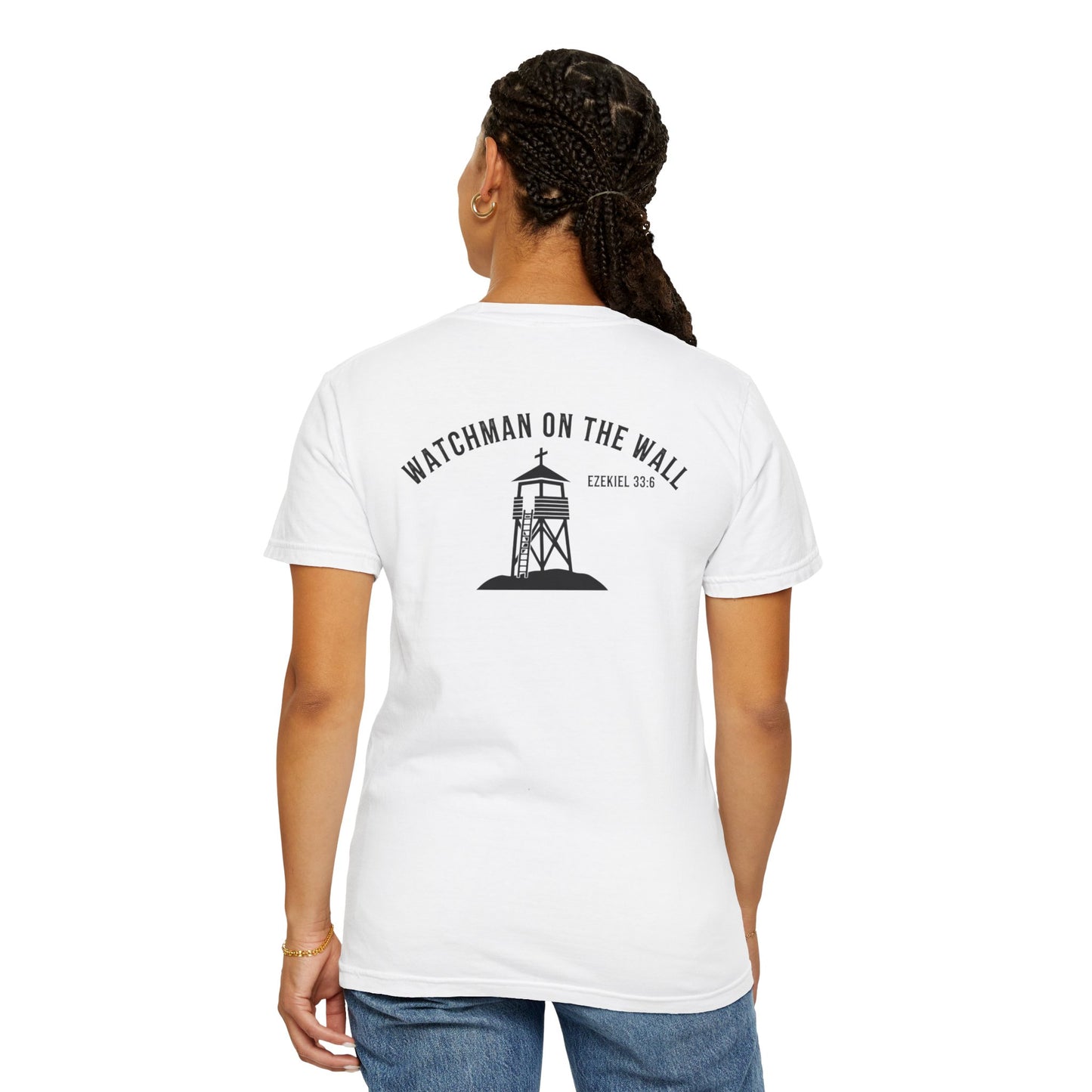 Watchman On The Wall T-Shirt — Minimal Coastal Graphic Tee