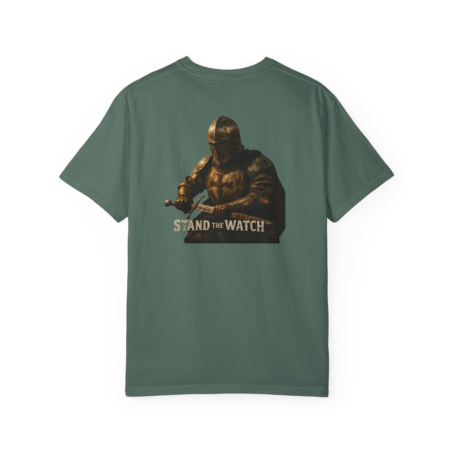 Minimalist Shield Logo T-Shirt — White Chest Emblem