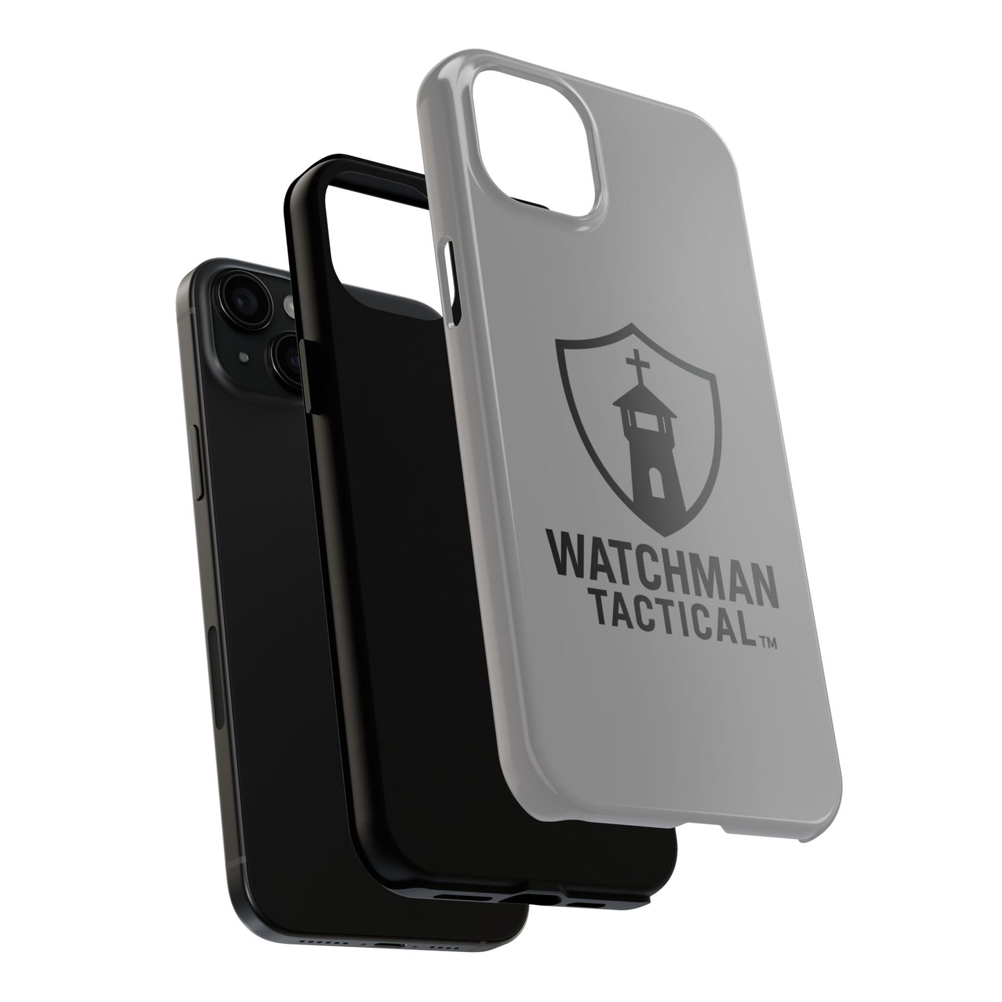 Watchman Tactical Phone Case — Rugged Protective Case with Shield & Lighthouse Logo