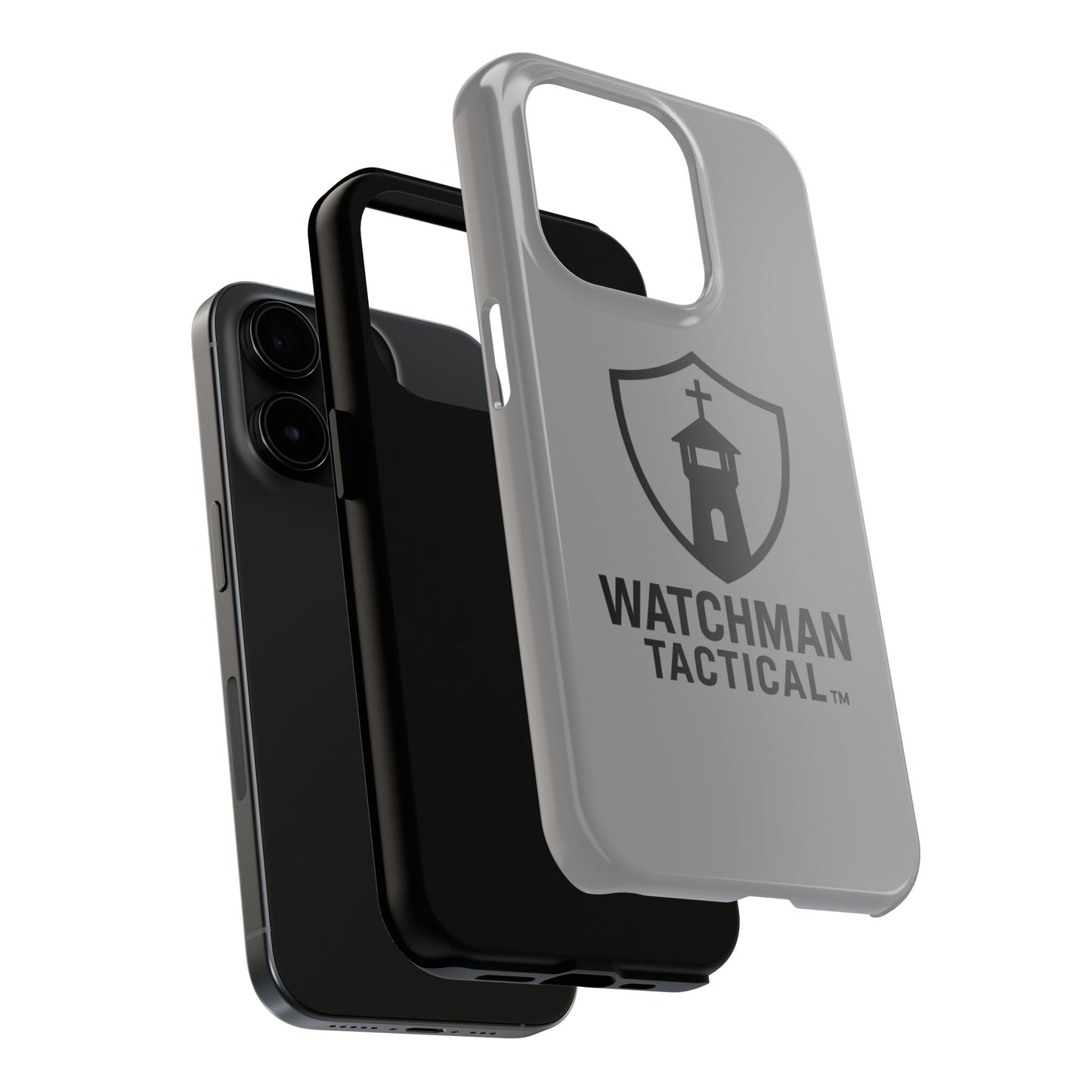 Watchman Tactical Phone Case — Rugged Protective Case with Shield & Lighthouse Logo