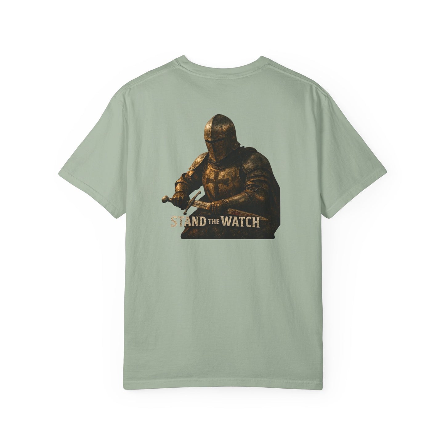 Minimalist Shield Logo T-Shirt — White Chest Emblem