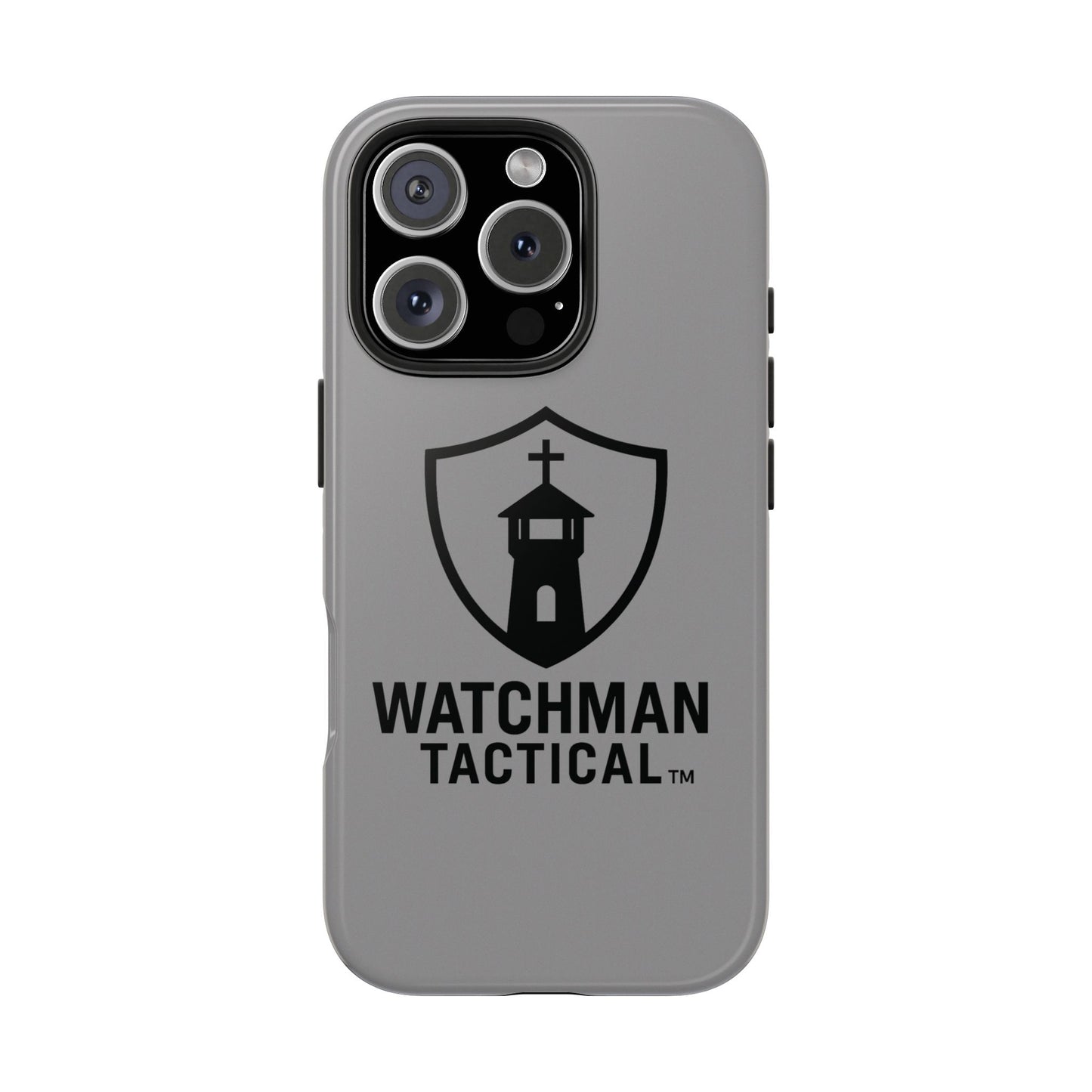 Watchman Tactical Phone Case — Rugged Protective Case with Shield & Lighthouse Logo