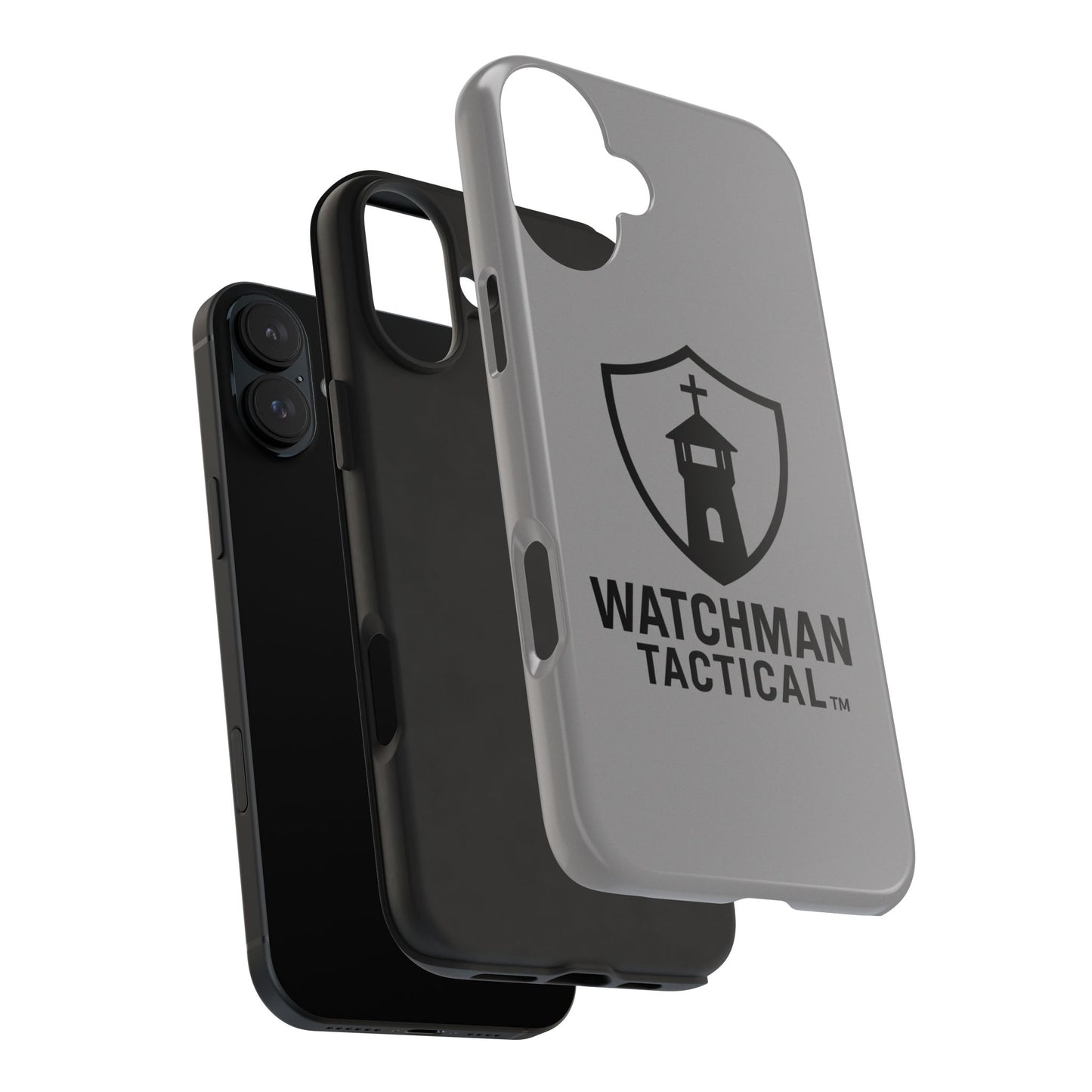 Watchman Tactical Phone Case — Rugged Protective Case with Shield & Lighthouse Logo