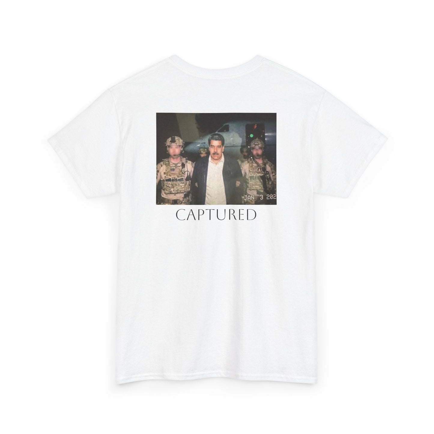 Graphic Tee — 'Captured' Photo Print Back