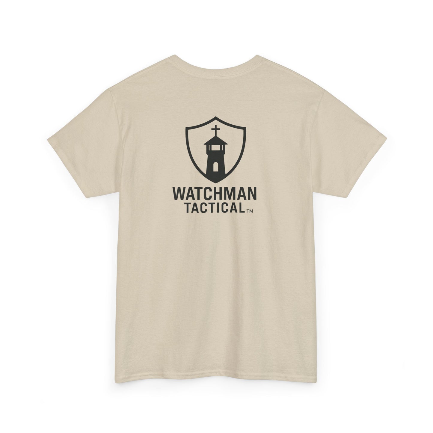 Watchman Tactical Tee — Faith Shield Logo Short-Sleeve Shirt