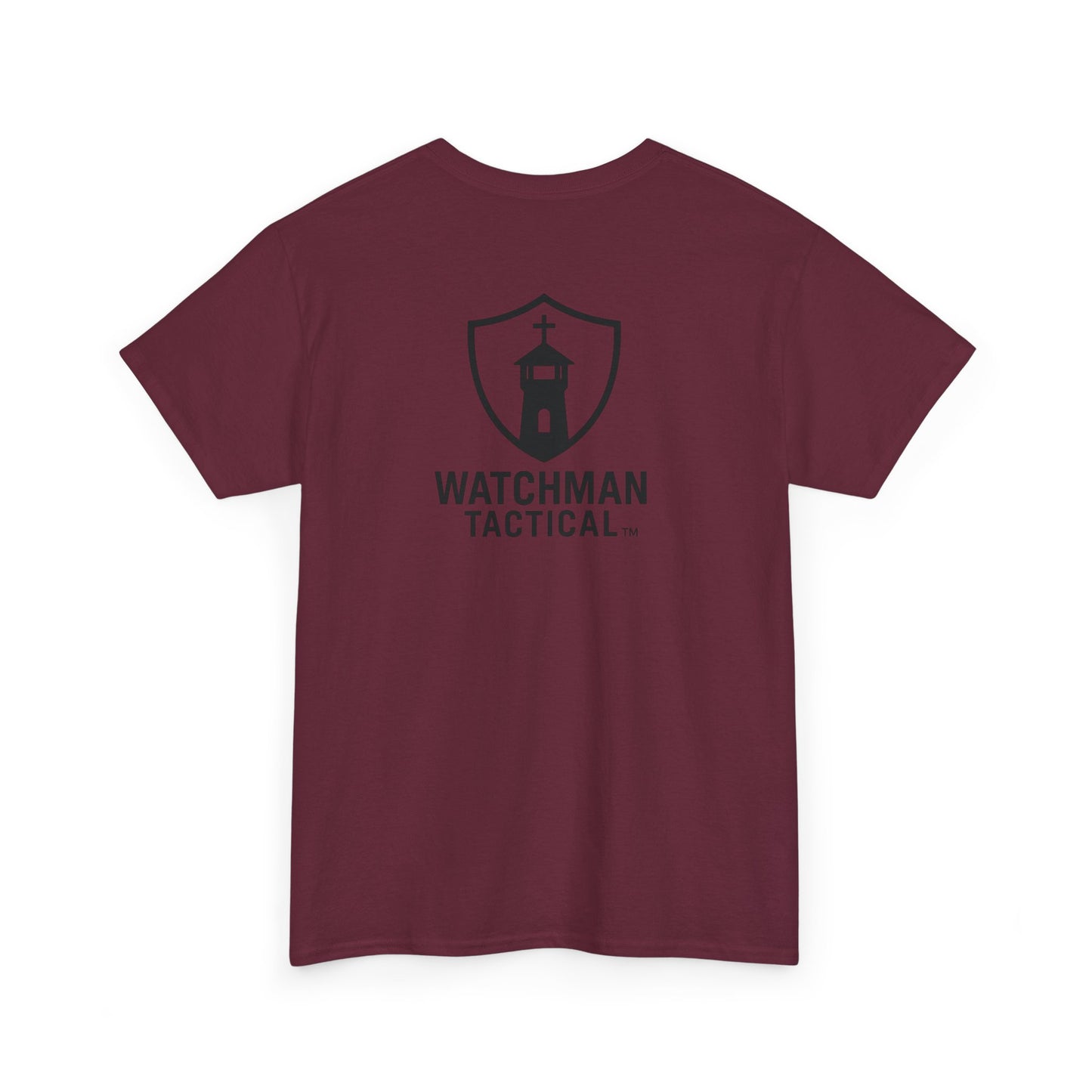 Watchman Tactical Tee — Faith Shield Logo Short-Sleeve Shirt
