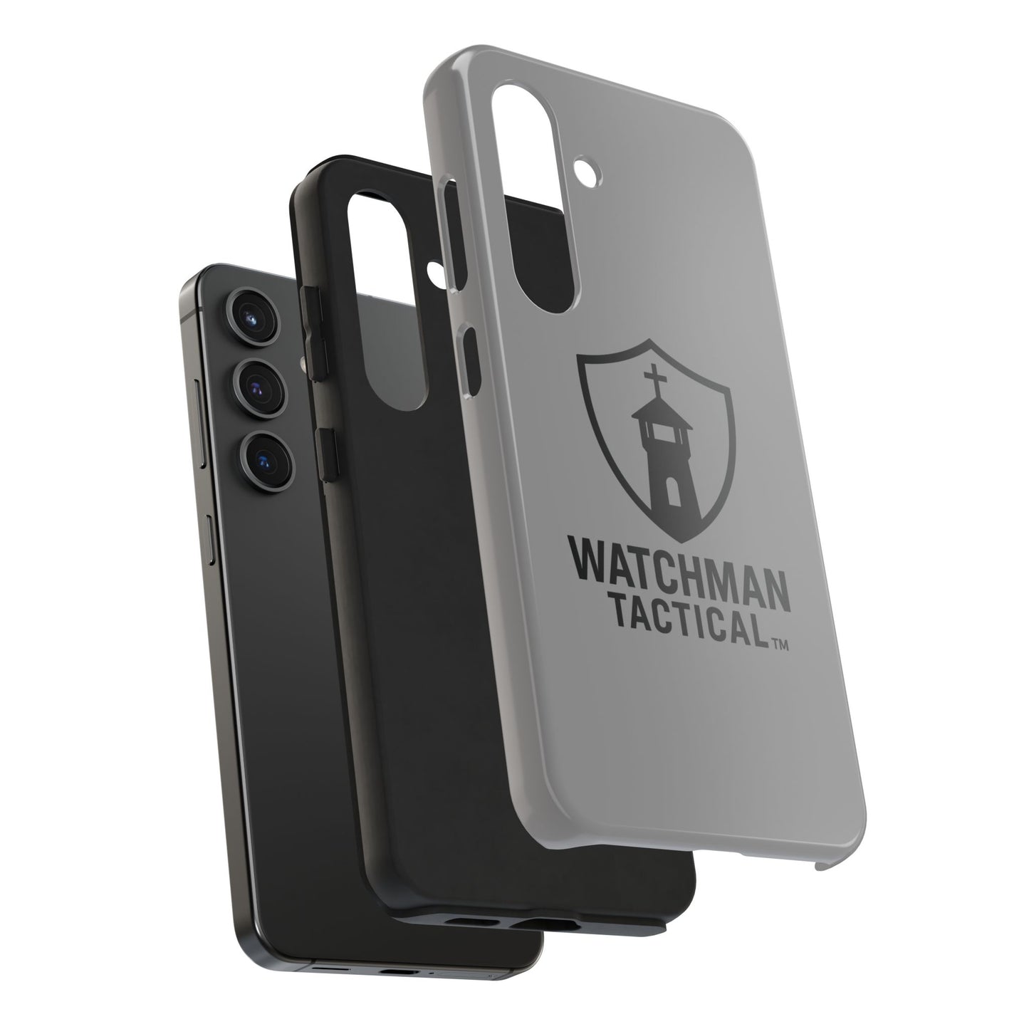 Watchman Tactical Phone Case — Rugged Protective Case with Shield & Lighthouse Logo