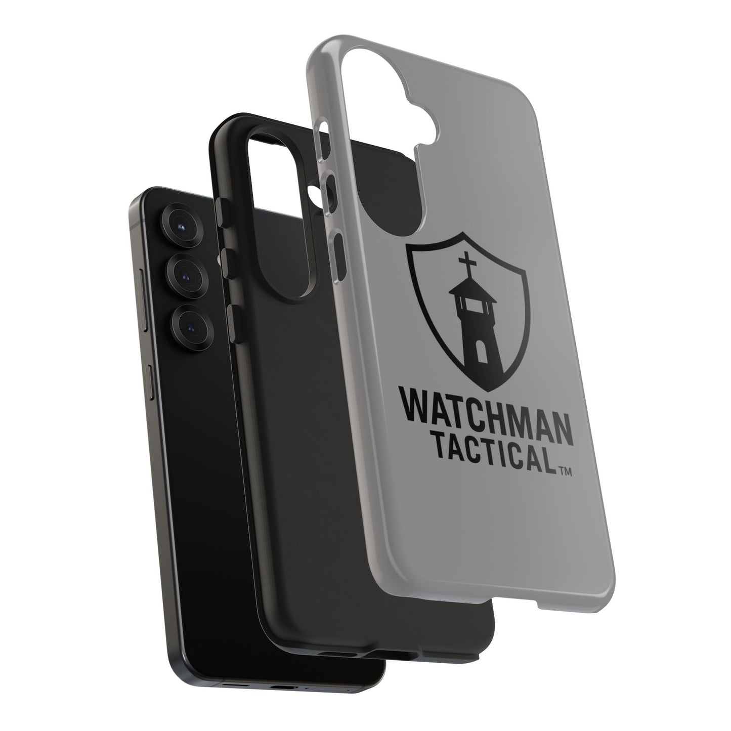 Watchman Tactical Phone Case — Rugged Protective Case with Shield & Lighthouse Logo