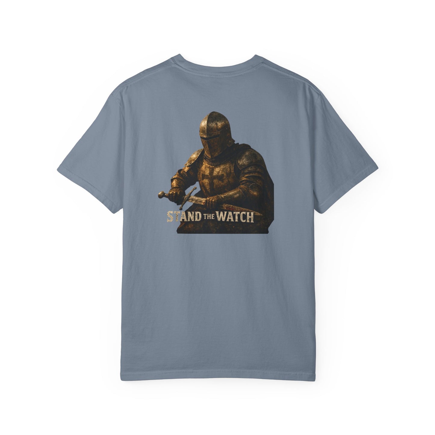 Minimalist Shield Logo T-Shirt — White Chest Emblem