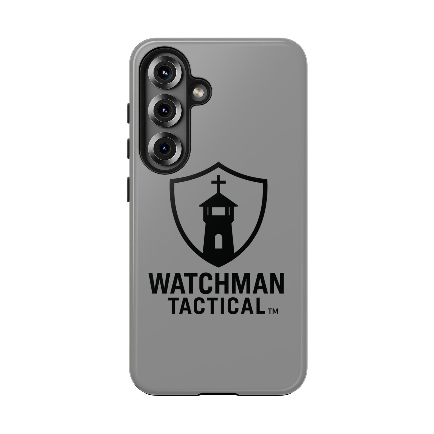 Watchman Tactical Phone Case — Rugged Protective Case with Shield & Lighthouse Logo