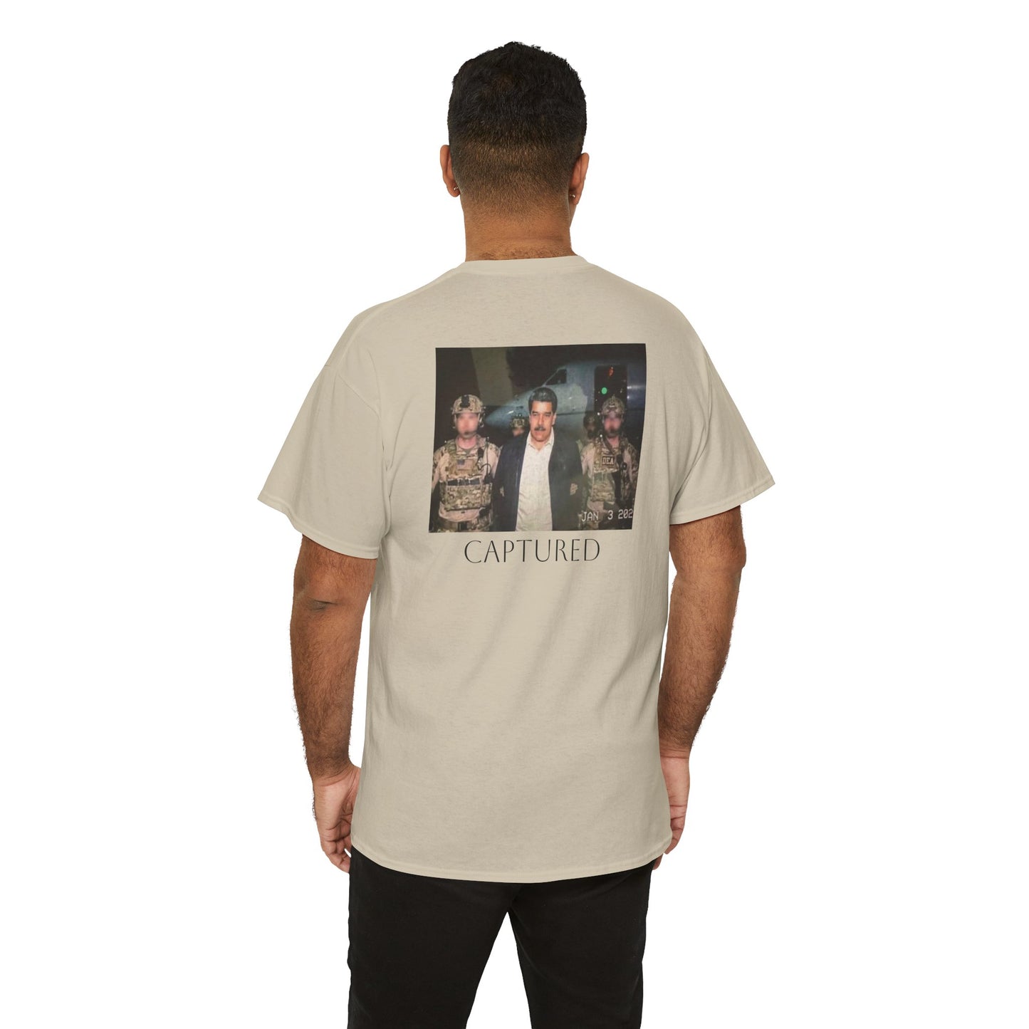 Graphic Tee — 'Captured' Photo Print Back