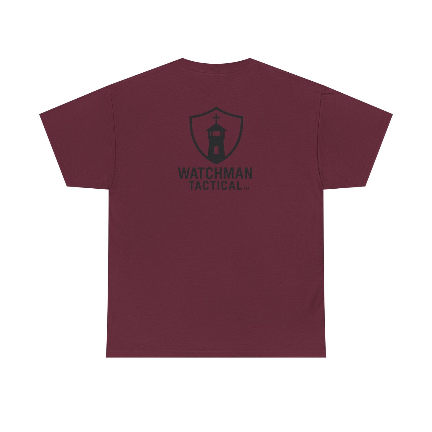 Watchman Tactical Tee — Faith Shield Logo Short-Sleeve Shirt