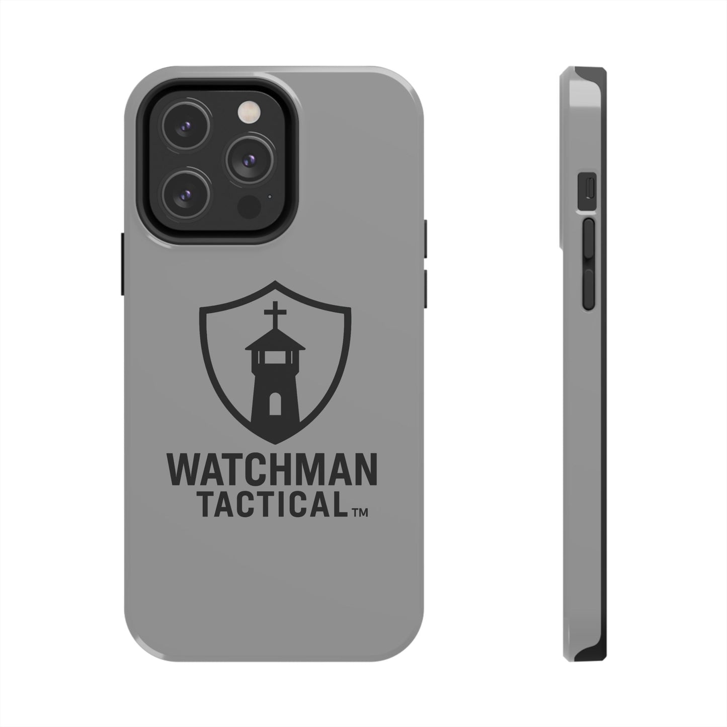 Watchman Tactical Phone Case — Rugged Protective Case with Shield & Lighthouse Logo