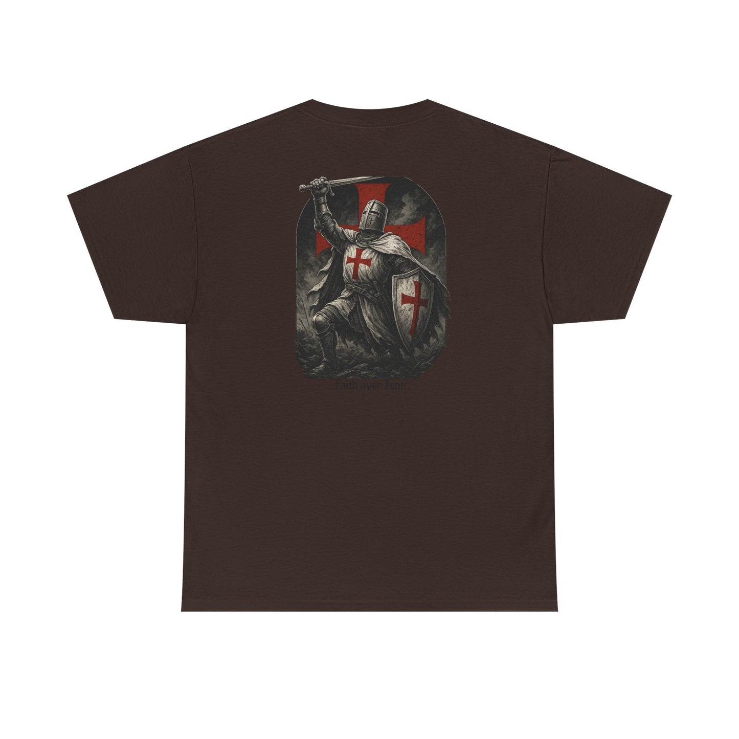 Crusader Knight Tee — Medieval Templar Sword Graphic Shirt