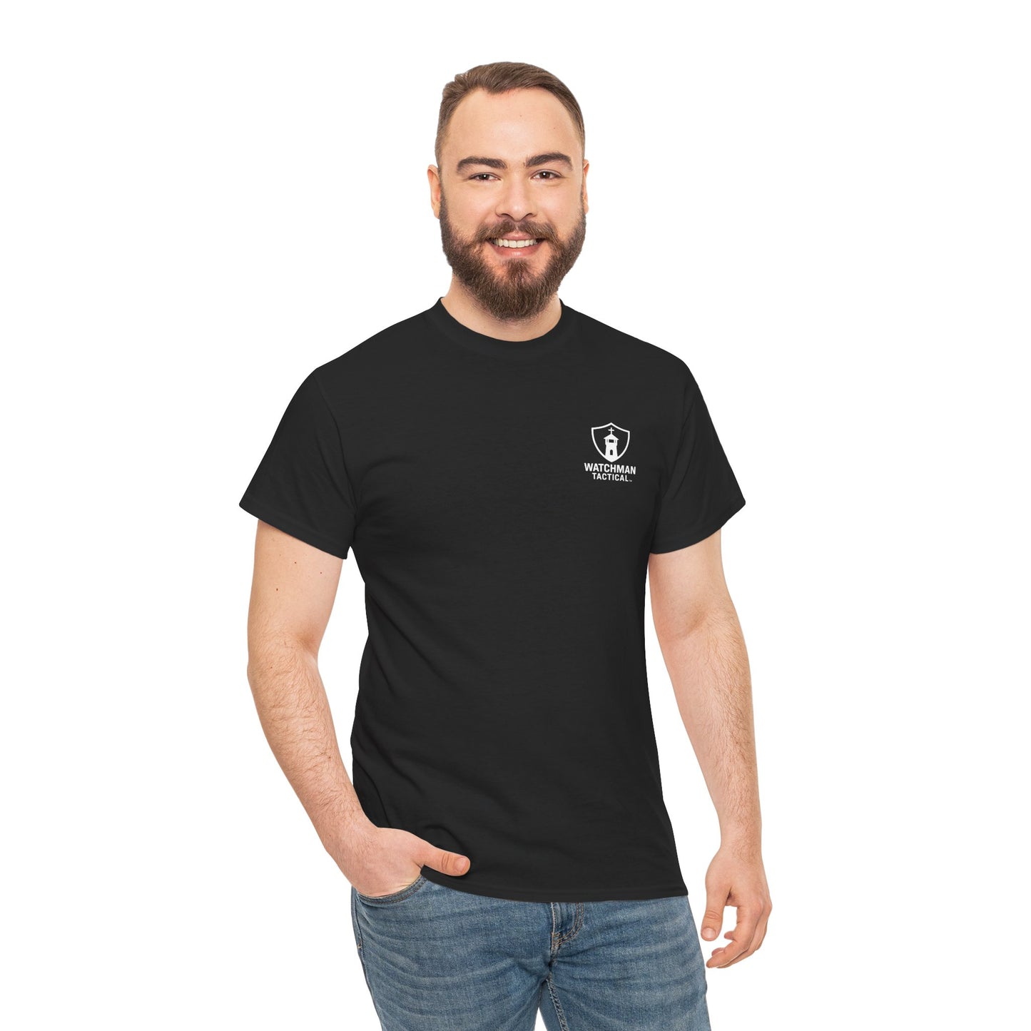 Watchman Tactical Tee — Faith Over Fear Graphic Shirt