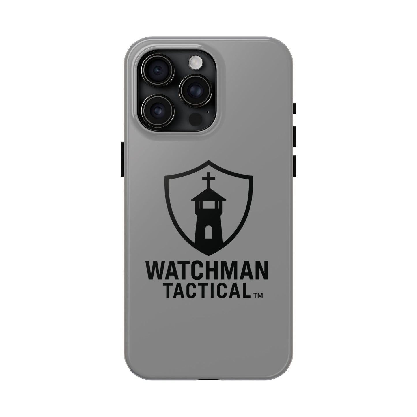 Watchman Tactical Phone Case — Rugged Protective Case with Shield & Lighthouse Logo