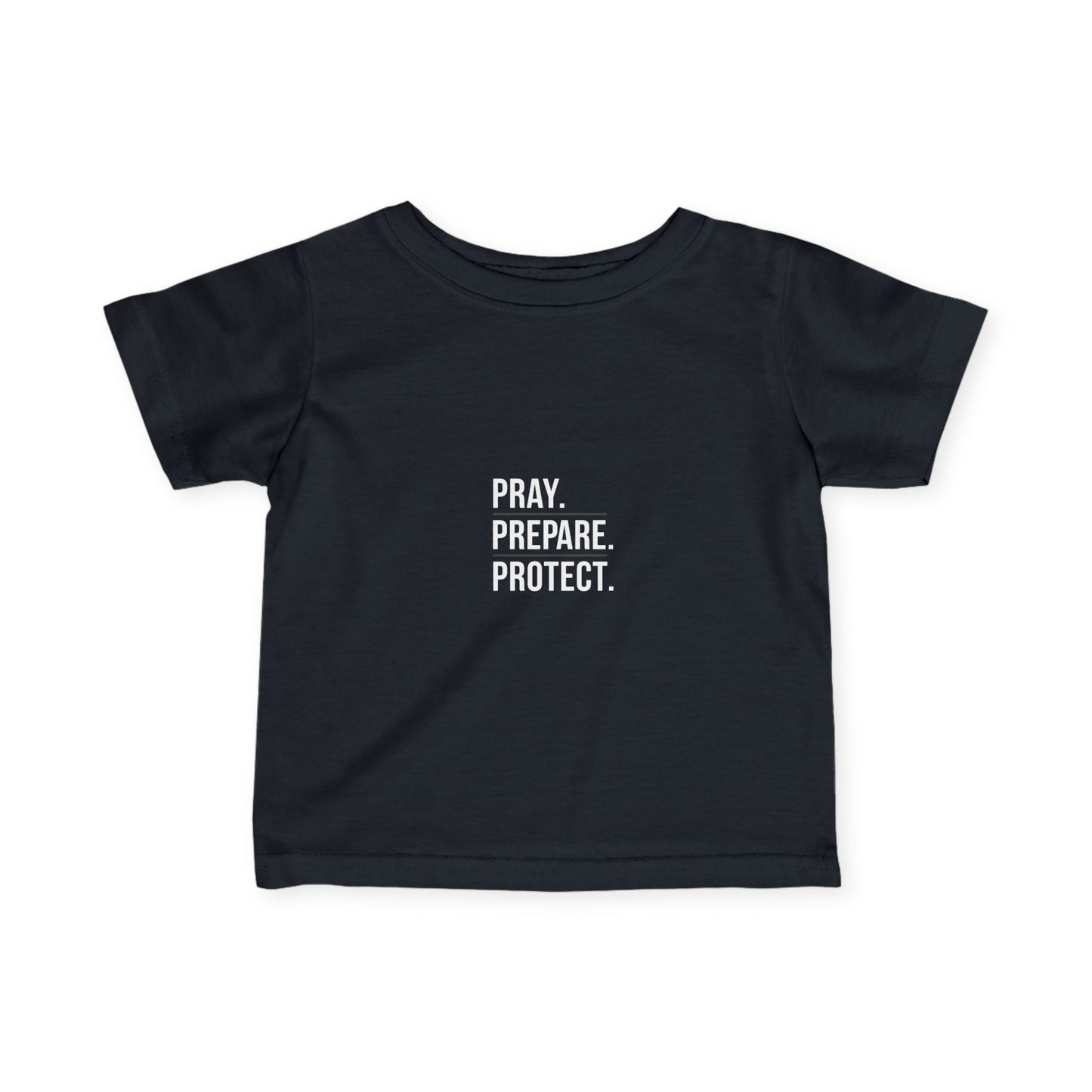 Infant Tee — "Pray Prepare Protect" Watchman Tactical Baby Shirt