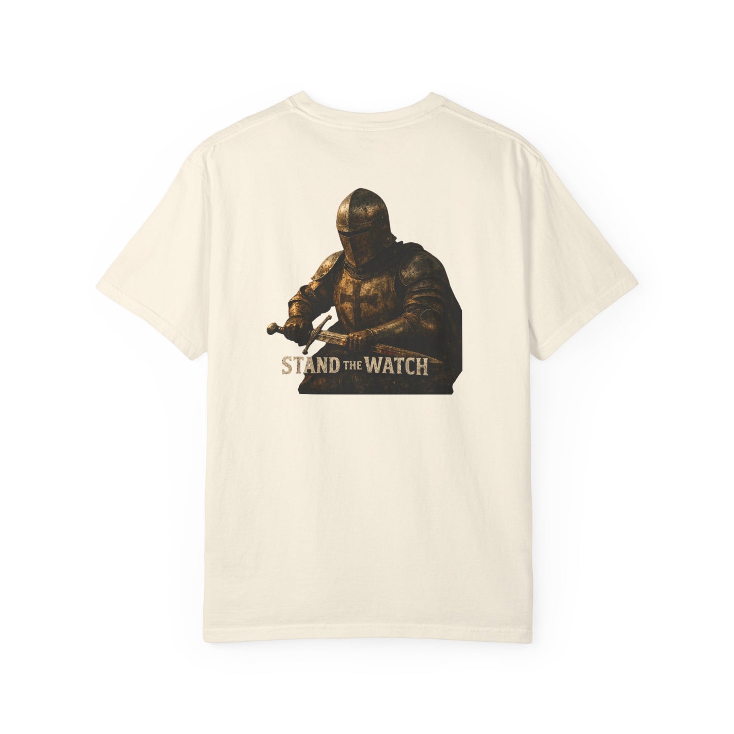 Minimalist Shield Logo T-Shirt — White Chest Emblem