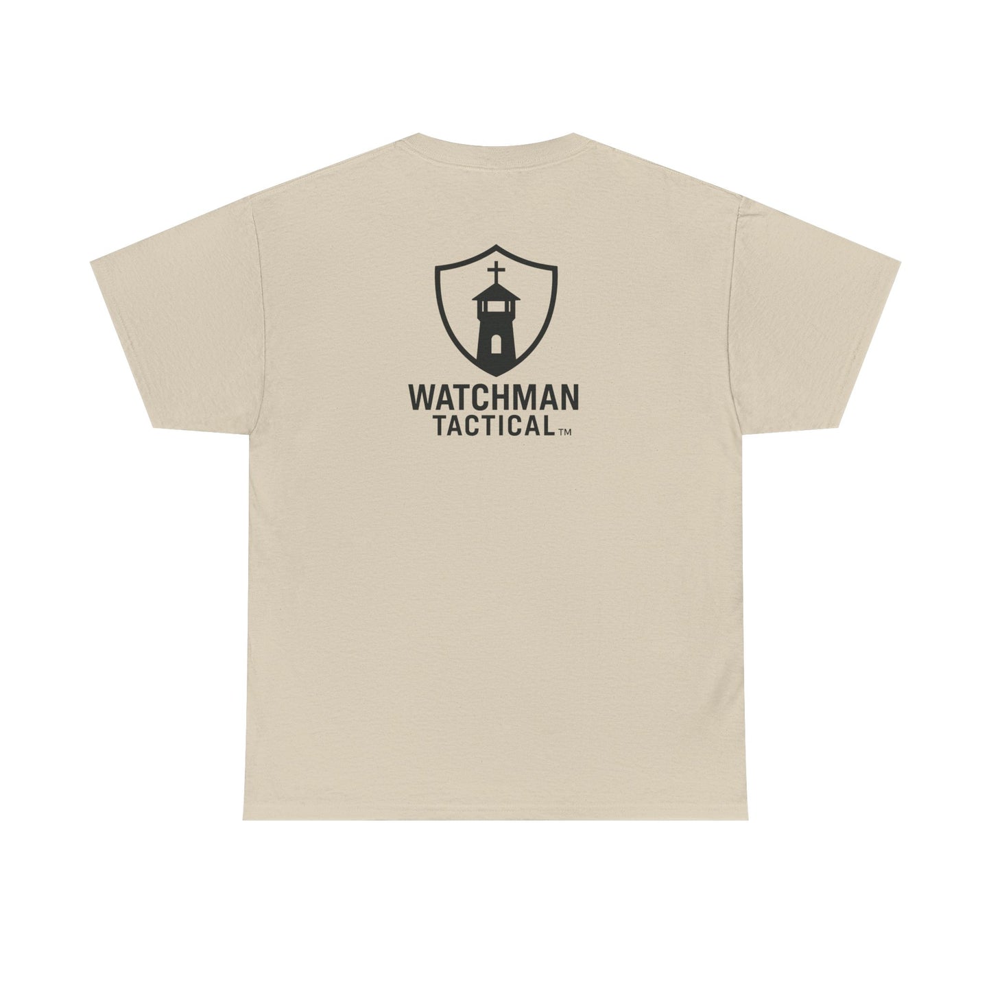 Watchman Tactical Tee — Faith Shield Logo Short-Sleeve Shirt
