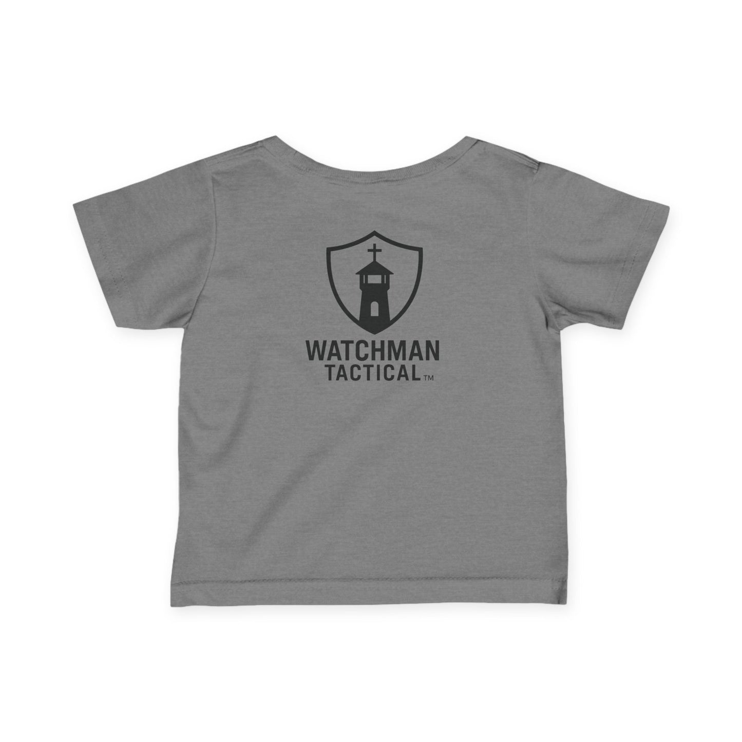 Infant Tee — "Pray Prepare Protect" Watchman Tactical Baby Shirt