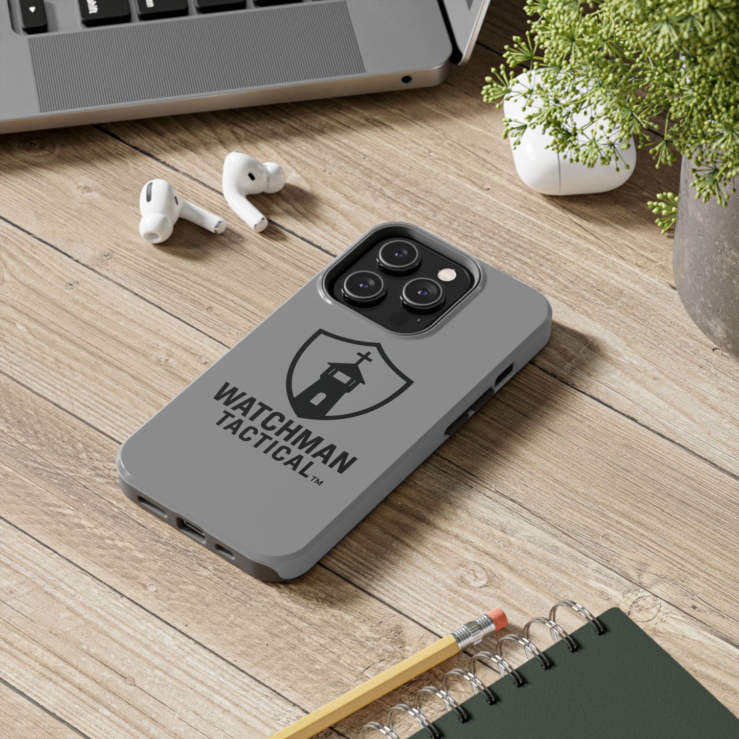 Watchman Tactical Phone Case — Rugged Protective Case with Shield & Lighthouse Logo