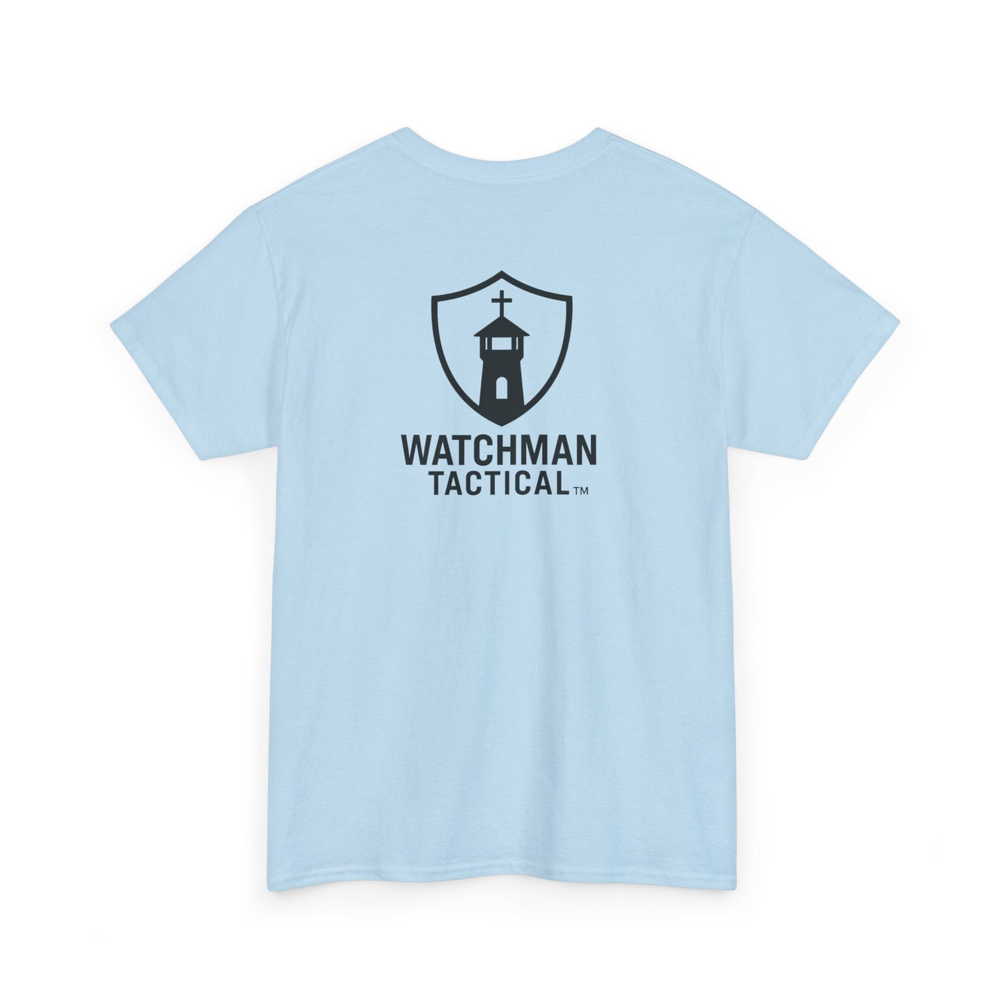 Watchman Tactical Tee — Faith Shield Logo Short-Sleeve Shirt