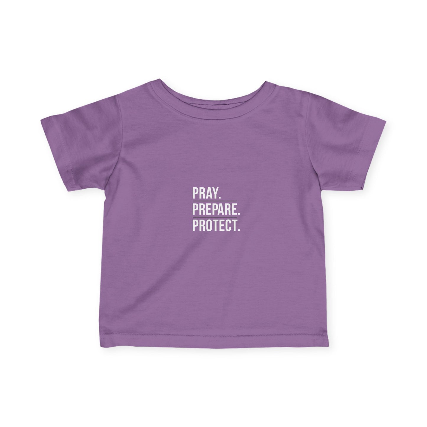 Infant Tee — "Pray Prepare Protect" Watchman Tactical Baby Shirt