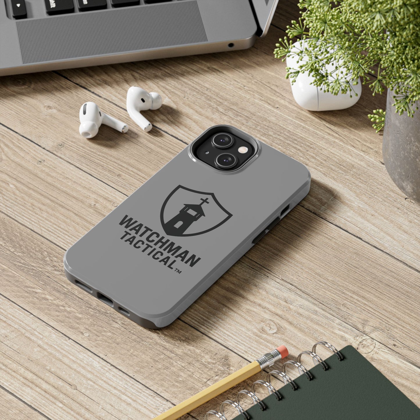 Watchman Tactical Phone Case — Rugged Protective Case with Shield & Lighthouse Logo