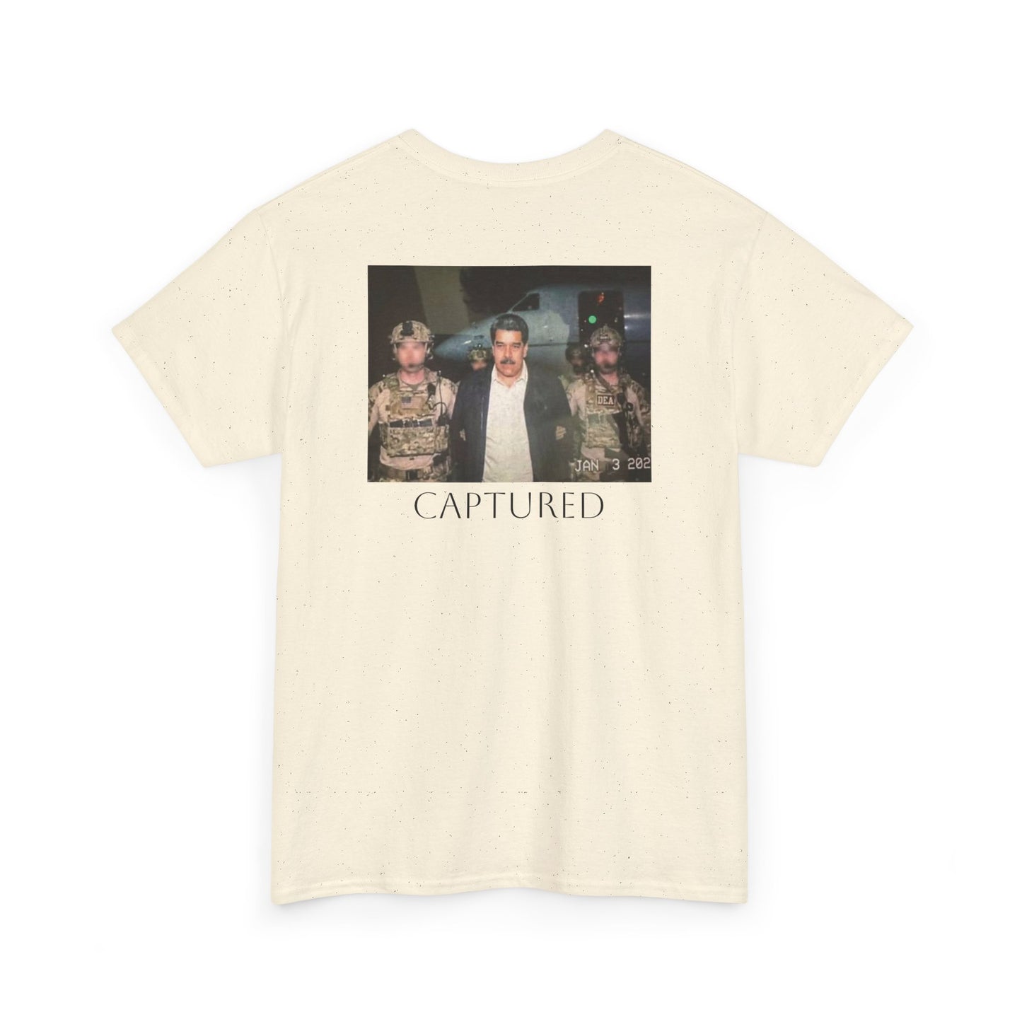 Graphic Tee — 'Captured' Photo Print Back