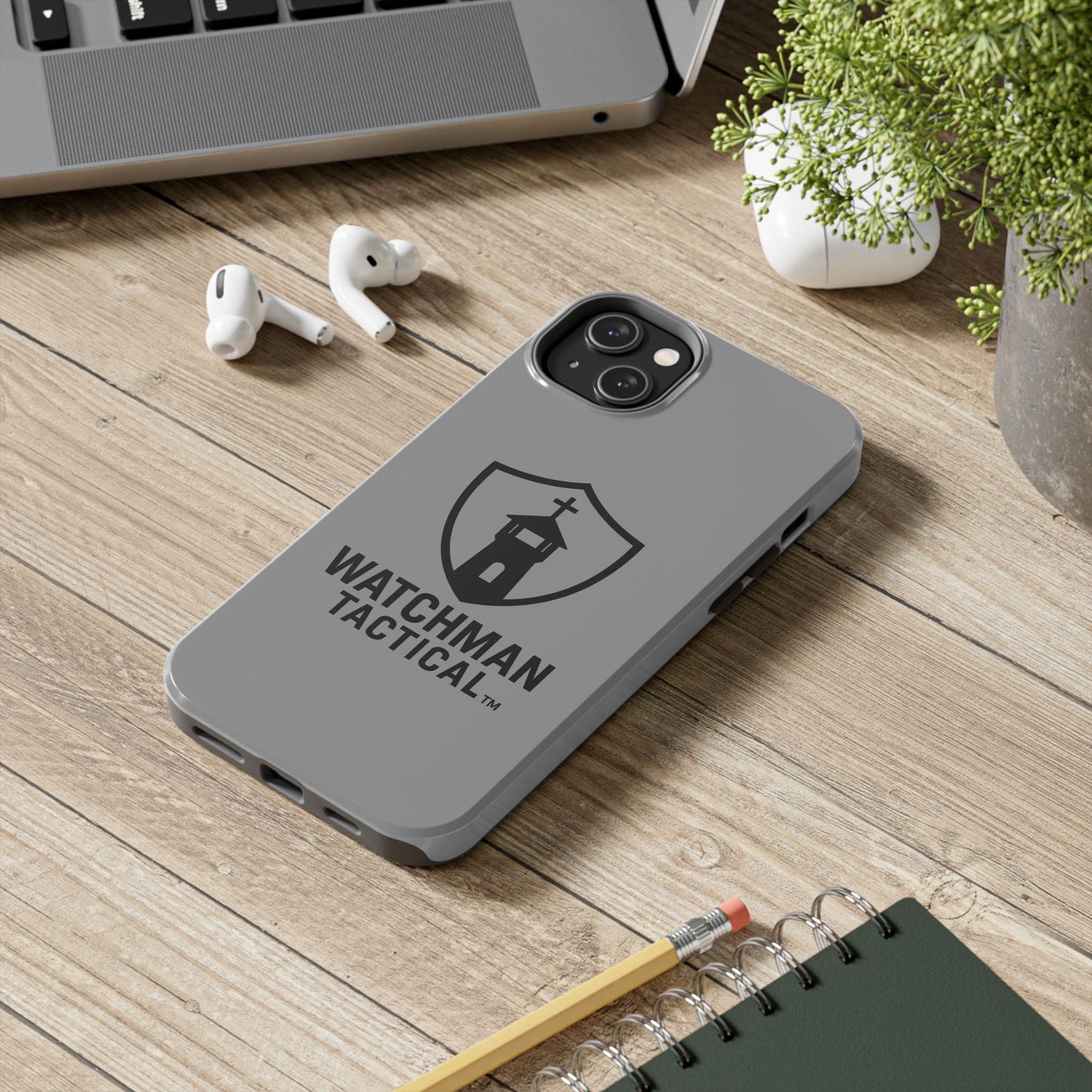 Watchman Tactical Phone Case — Rugged Protective Case with Shield & Lighthouse Logo