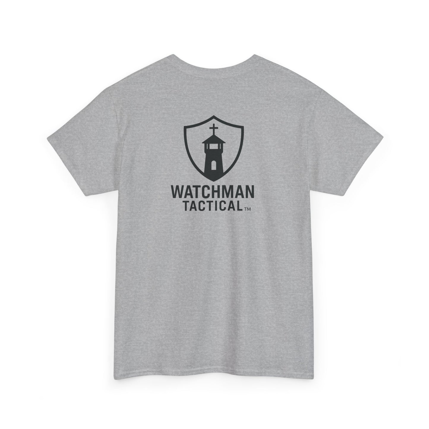 Watchman Tactical Tee — Faith Shield Logo Short-Sleeve Shirt