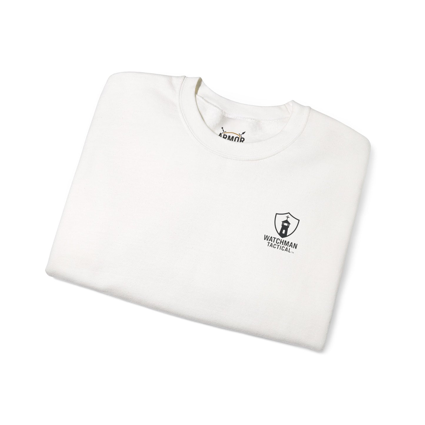 Minimalist Crest Crewneck Sweatshirt — Small Left-Chest Logo