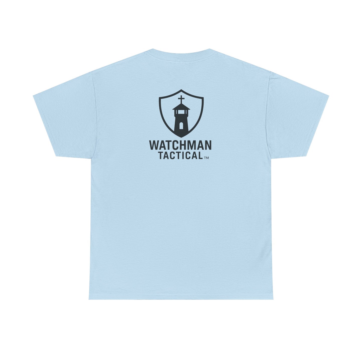 Watchman Tactical Tee — Faith Shield Logo Short-Sleeve Shirt