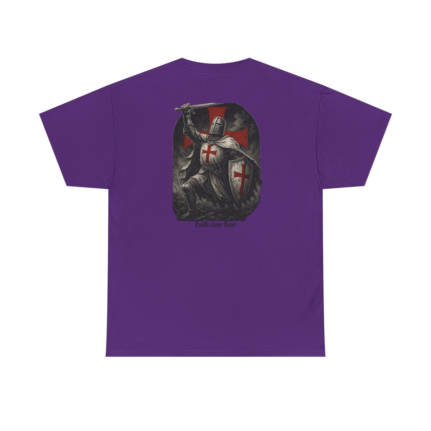 Crusader Knight Tee — Medieval Templar Sword Graphic Shirt