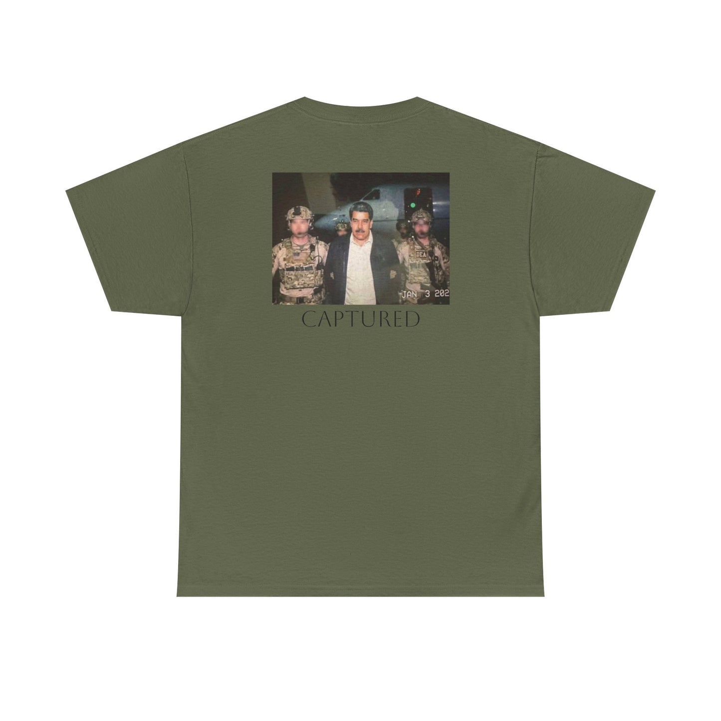 Graphic Tee — 'Captured' Photo Print Back