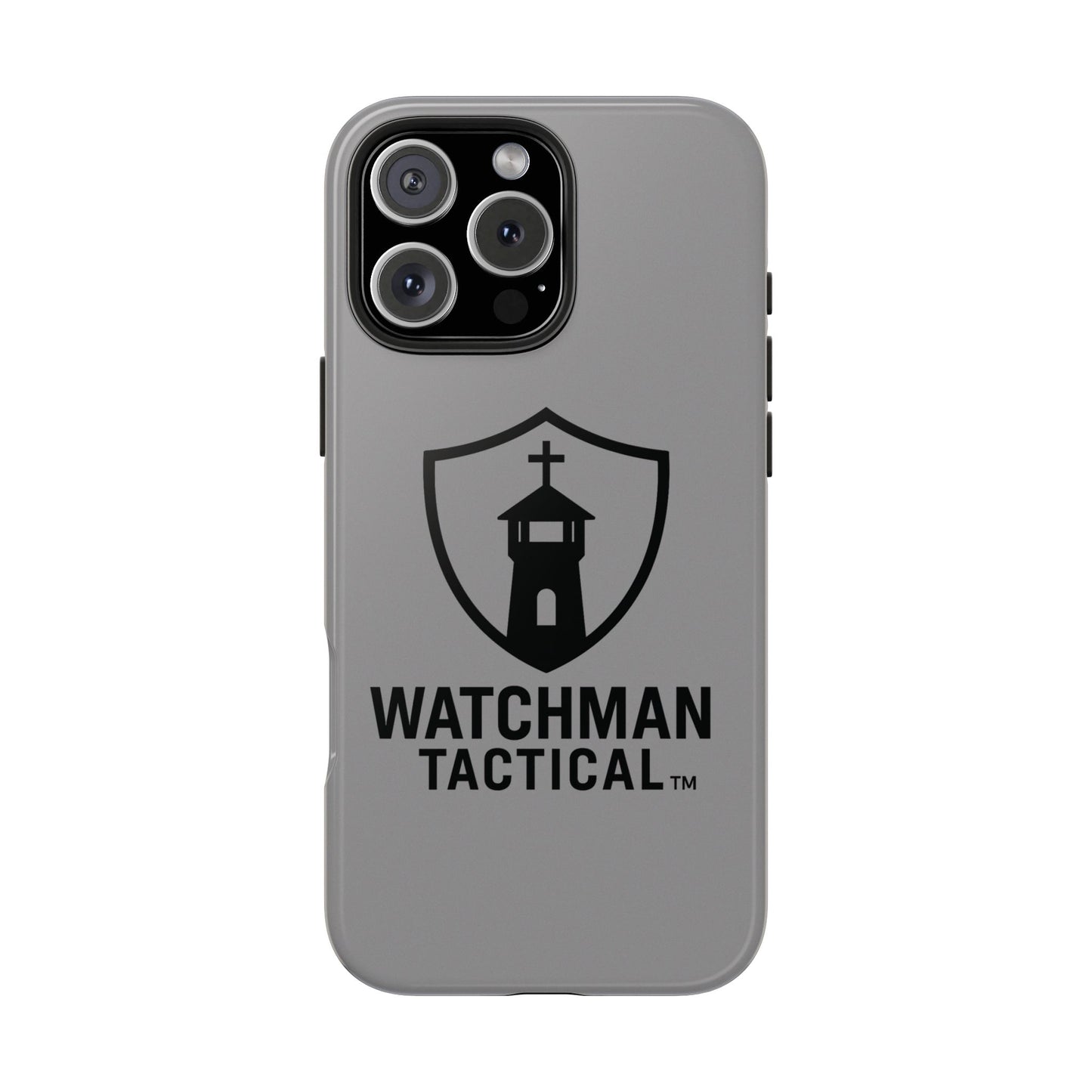 Watchman Tactical Phone Case — Rugged Protective Case with Shield & Lighthouse Logo